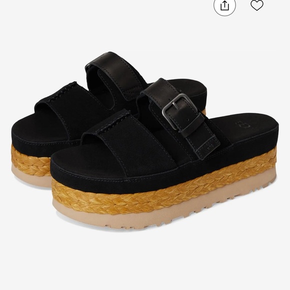 Ugg Aubrey platform slides - Picture 1 of 5
